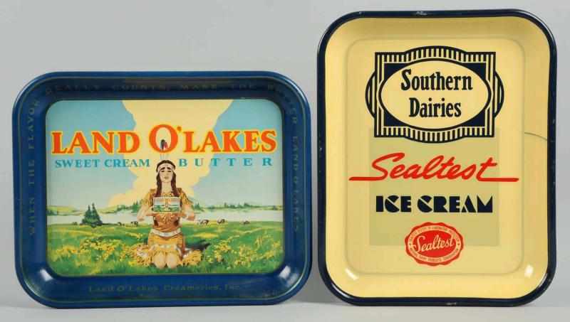 Appraisal: Lot of Advertising Trays Includes Sealtest Ice Cream with some