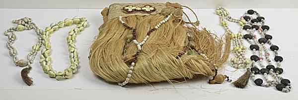 Appraisal: Bora Bora Ceremonial Grass Skirt WWII Period WWII-era a bring