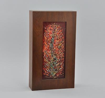 Appraisal: Edris Edith Aline Eckhardt American - Burning Bush Layered glass