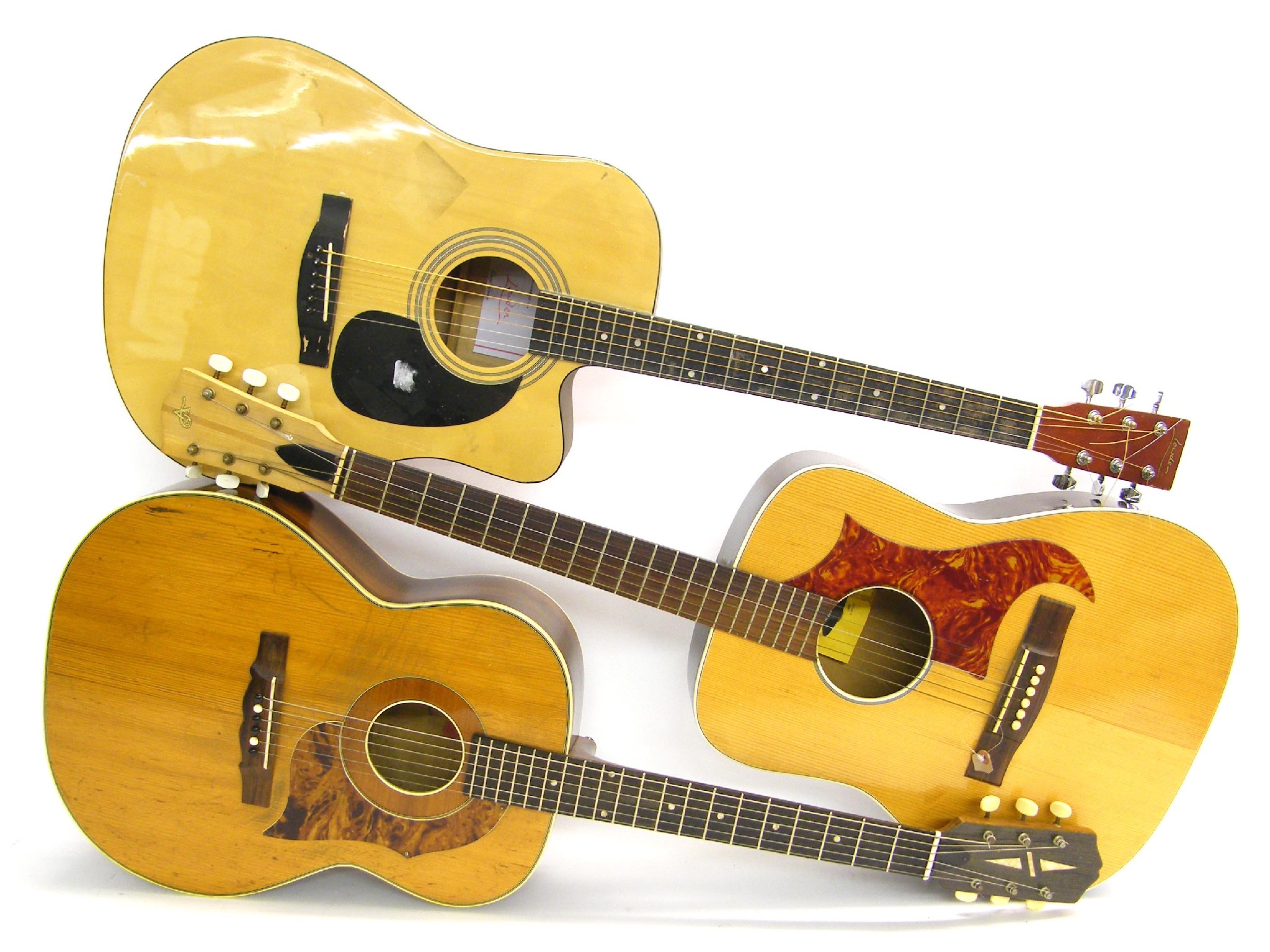 Appraisal: Vintage acoustic guitar together with two contemporary guitars all in