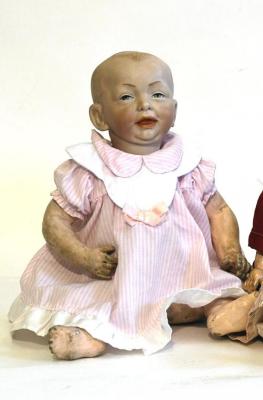 Appraisal: A Kammer Reinhardt bisque Kaiser character doll with moulded eyes