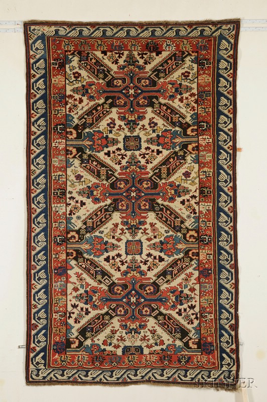 Appraisal: Seichour Rug Northeast Caucasus last quarter th century slight black