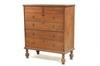 Appraisal: BLANKET CHEST - Early th c William Mary yellow pine