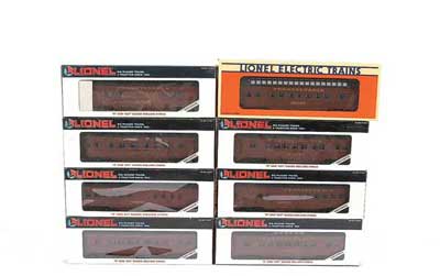 Appraisal: Lionel O Gauge Passenger Cars consisting of Catalogue No Pennsylvania