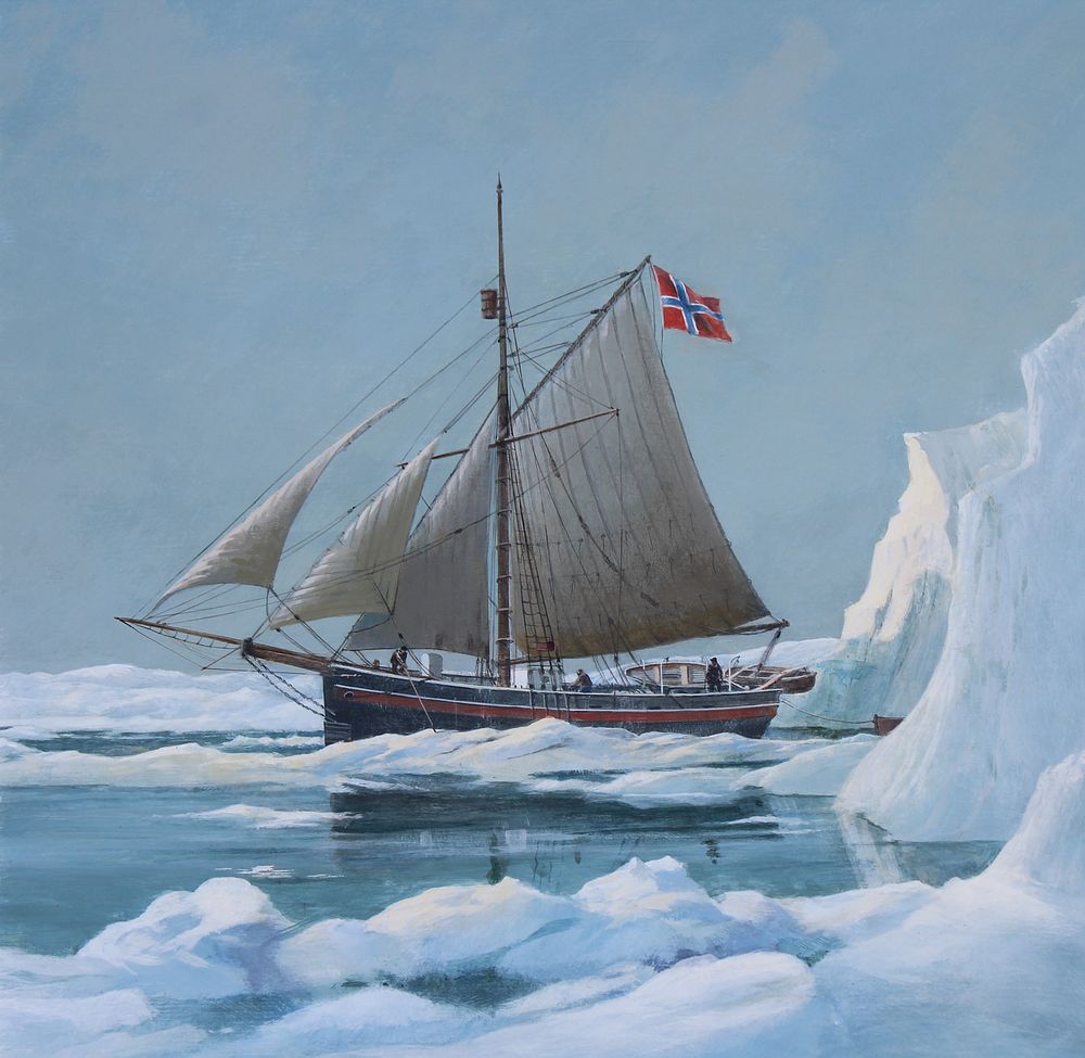 Appraisal: Charles Lundgren - Fram - Roald Amundsen Charles J Lundgren