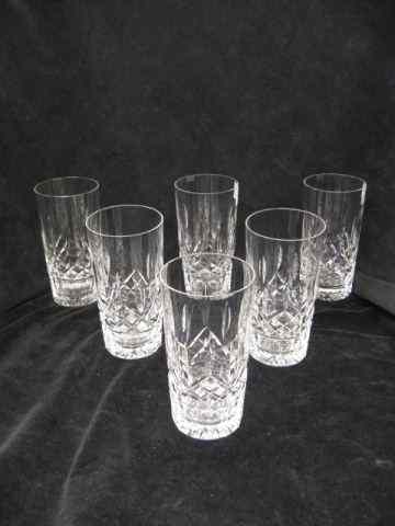 Appraisal: Waterford ''Lismore'' Cut CrystalIced beverage glasses '' signed excellent