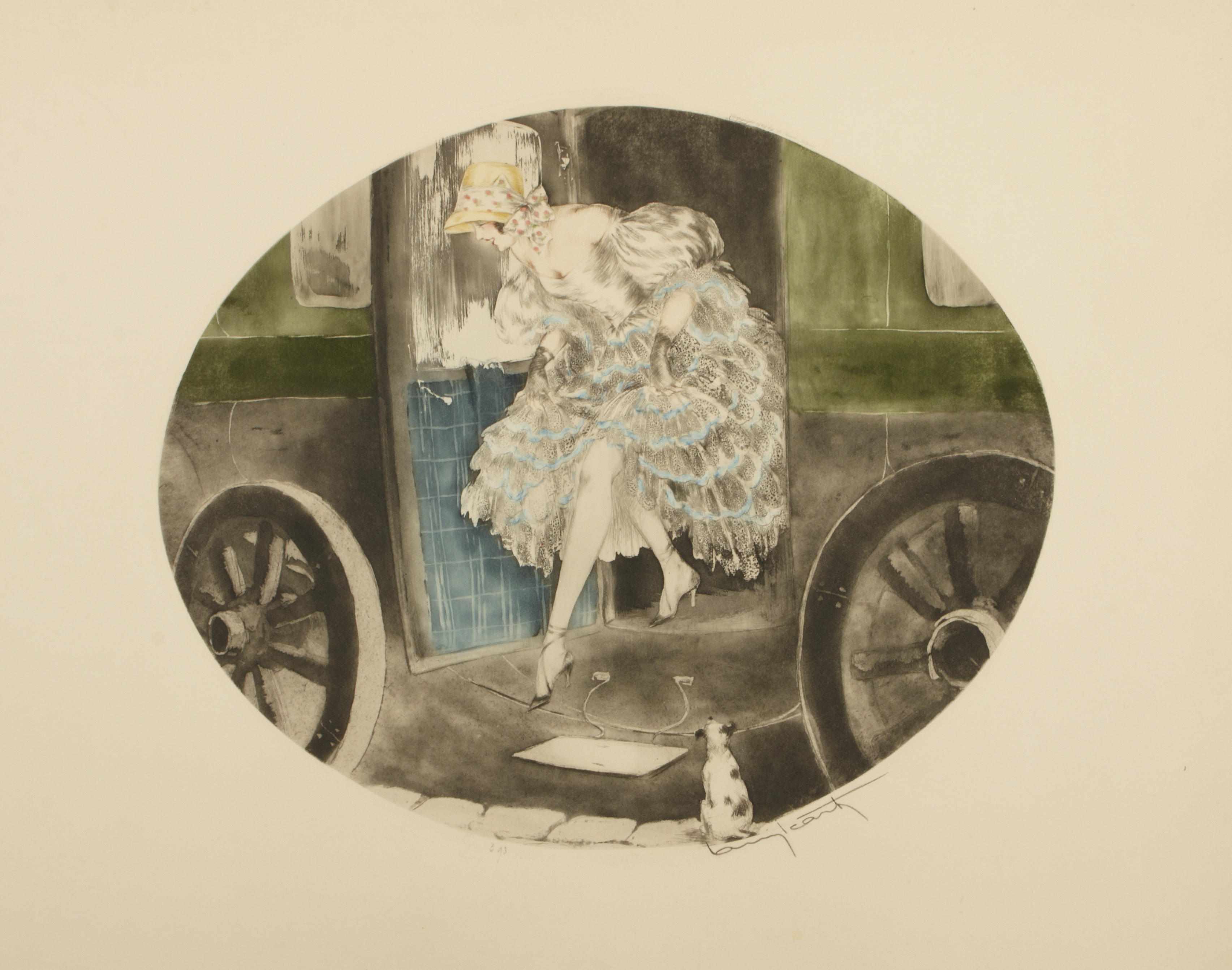 Appraisal: Louis Icart French - Eighteen-Thirty H C I Etching and