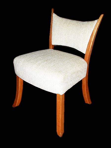 Appraisal: A 'Japanesque' maple side chair height in width in depth