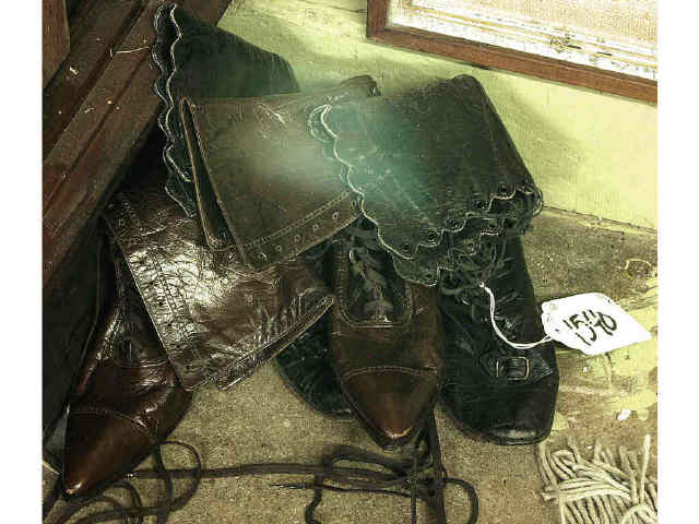 Appraisal: pair of Victorian period of lady's high top lace-up boots