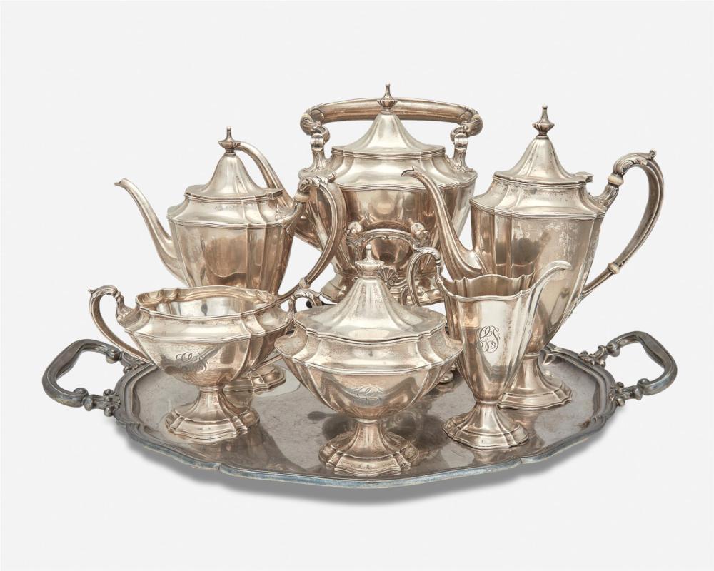 Appraisal: A Gorham sterling silver tea and coffee service with tray