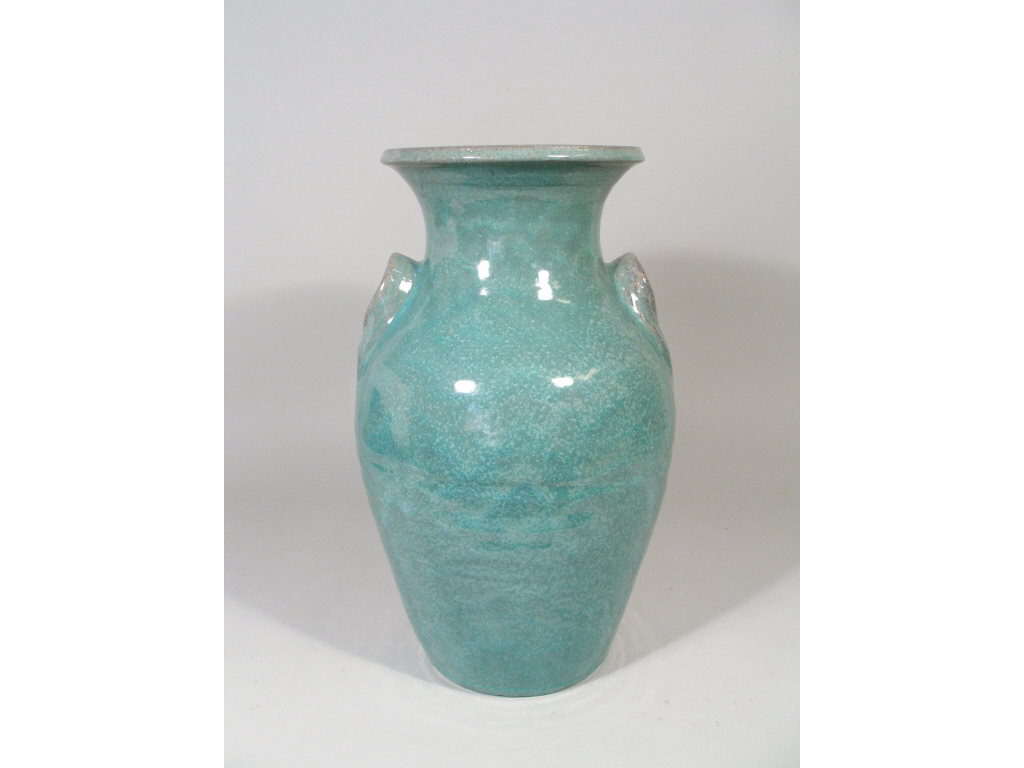 Appraisal: NC Pottery Vase att A R Cole w original Daison