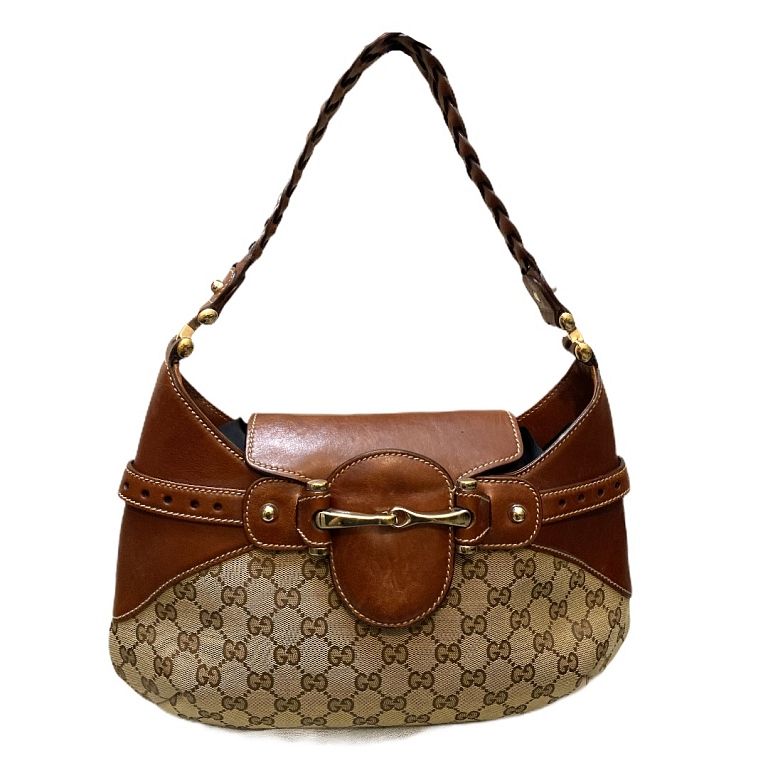 Appraisal: Gucci Monogram Hobo Bag This Gucci Monogram canvas hobo bag