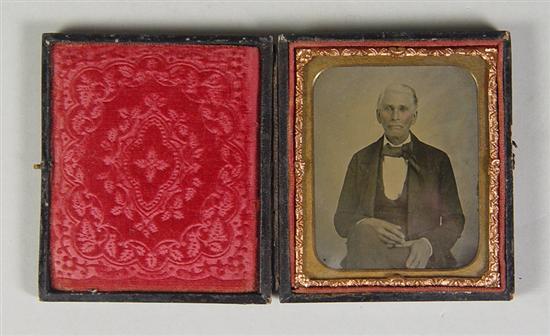 Appraisal: Ambrotype of Rev Newton Pinckney Walker Circa Ambrotype in period