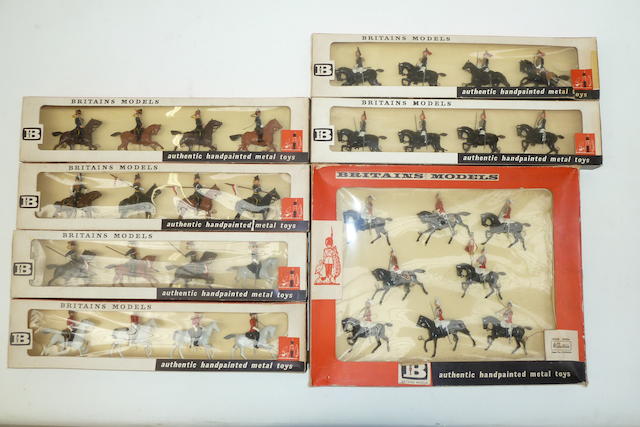 Appraisal: Britains British Cavalry in Full Dress Household Cavalry sets Mounted