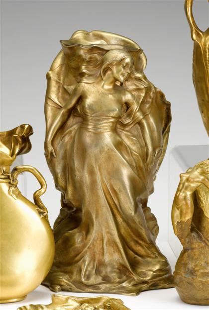 Appraisal: Jean Jola French circa eros' lost round A vase bronze