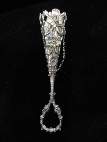 Appraisal: Tussey Mussey or Posey Holder fine floral silverplate