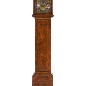 Appraisal: A George I Figured Walnut Tall Case Clock Nathaniel Seddon