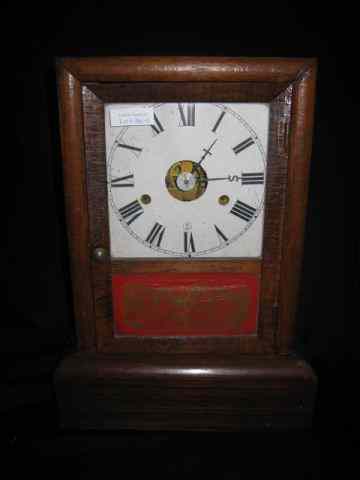 Appraisal: Seth Thomas Shelf Clock hour springmodel with chime '' tall