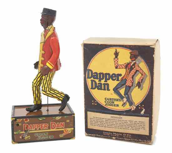 Appraisal: An American Lithographed Tin Wind-Up Toy and Original Box Louis