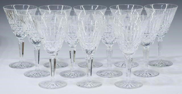 Appraisal: lot of Waterford Maeve cut crystal water goblets bearing acid-etched