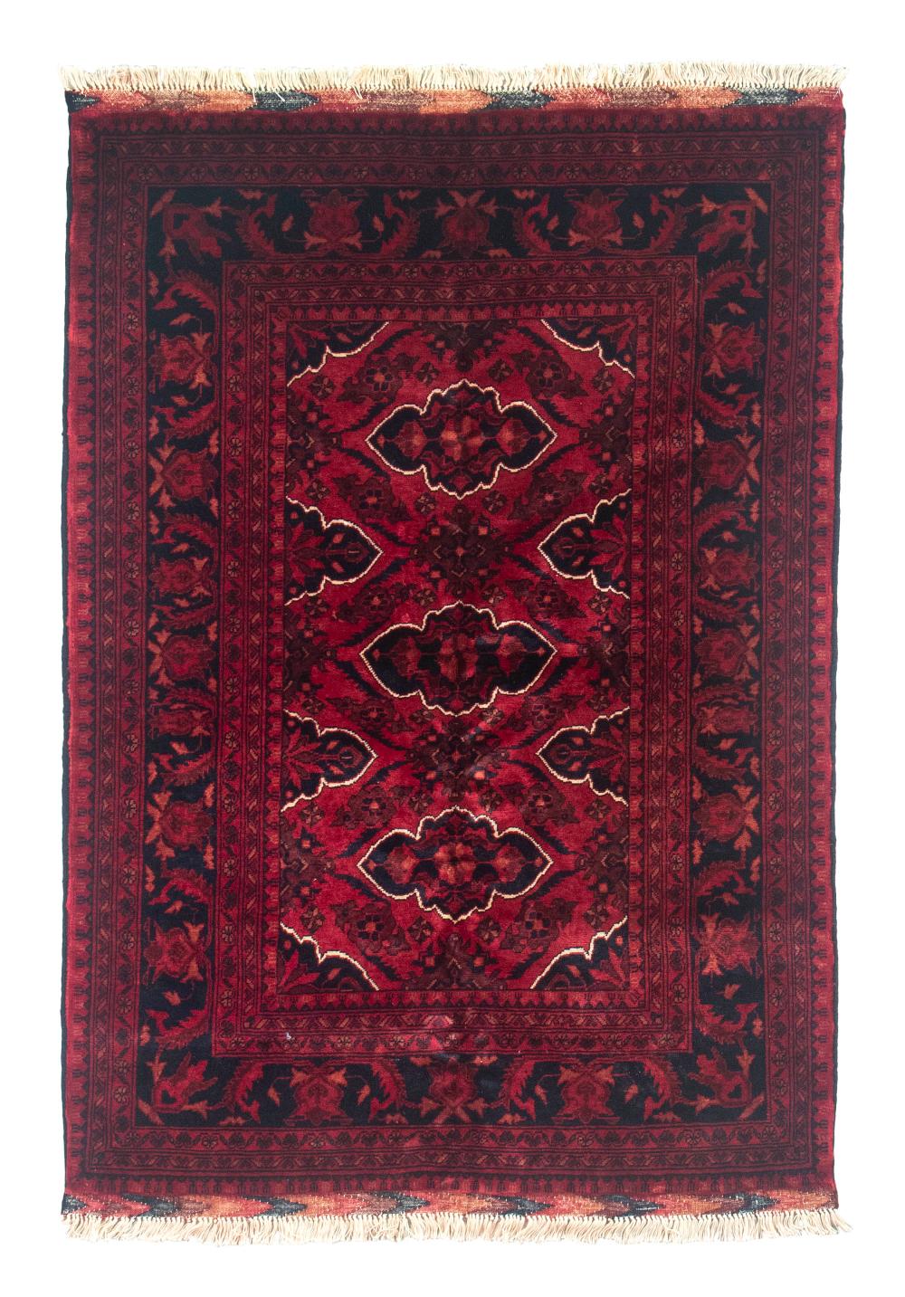 Appraisal: BELOUCH AREA RUG X AFGHANISTAN LATE TH CENTURYBELOUCH AREA RUG