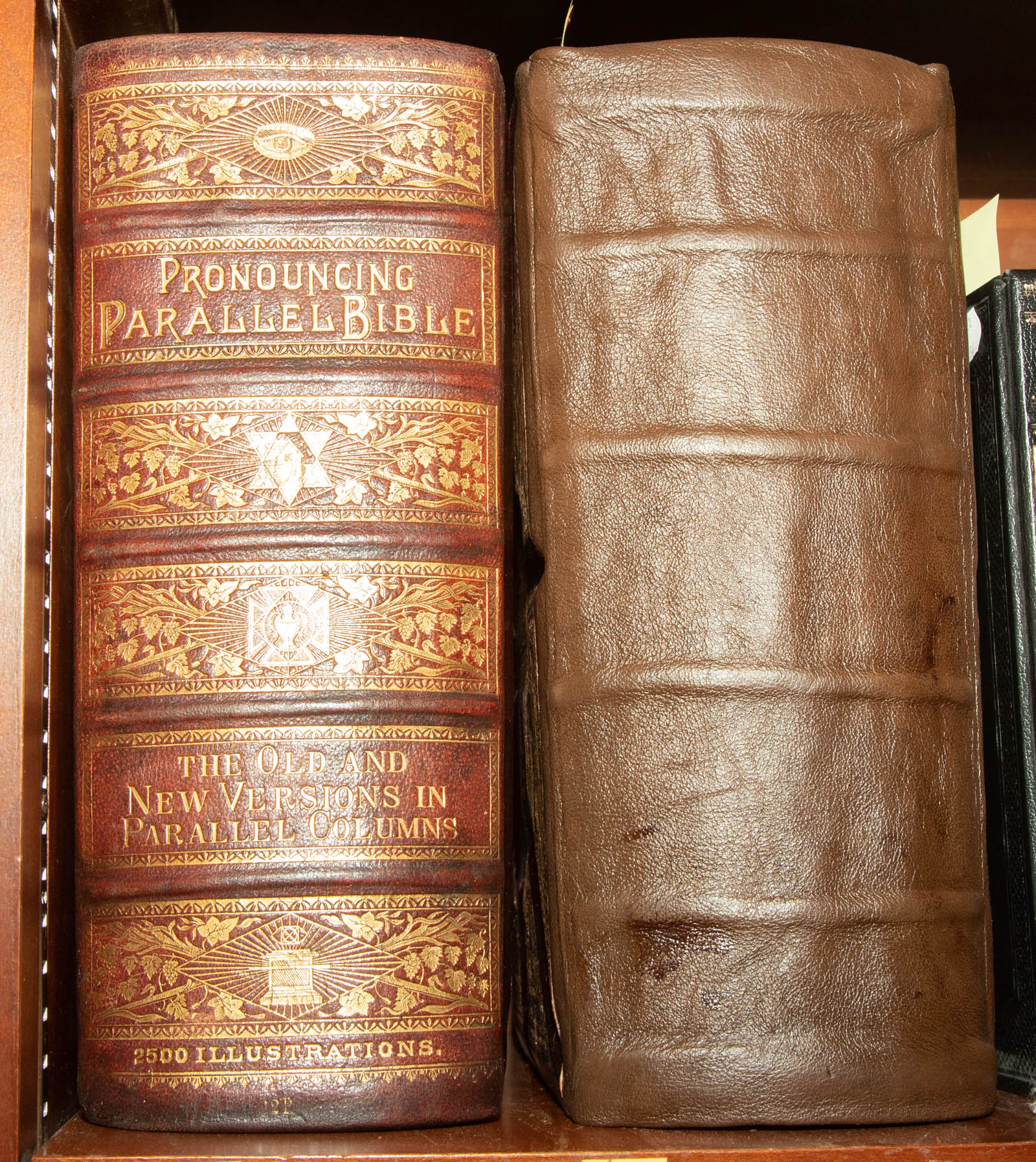 Appraisal: TWO FAMILY BIBLES PRONOUNCING EDITION OF THE HOLY BIBLE Philadelphia