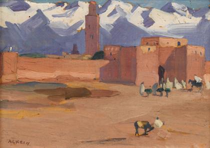 Appraisal: MARCELLE ACKEIN french - MARRAKECH Signed 'ACKEIN' bottom left signed