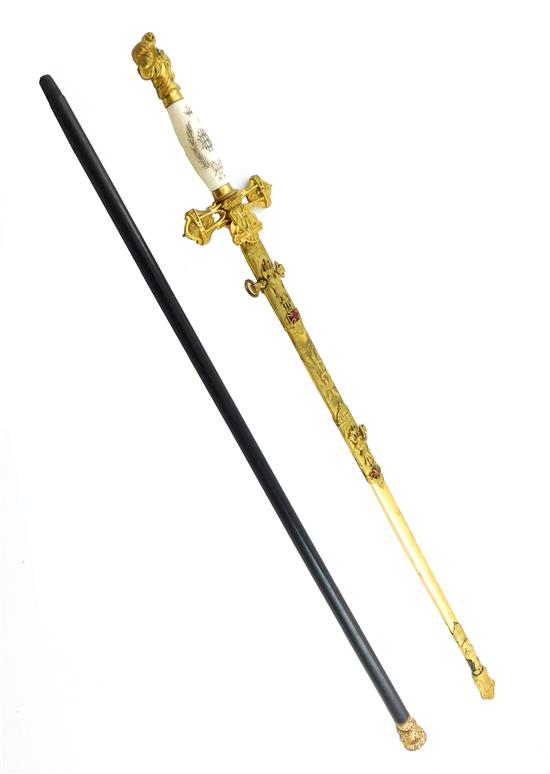 Appraisal: WEAPON Knights of Columbus ceremonial or dress sword both sides