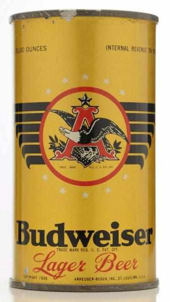 Appraisal: Budweiser Lager Beer Instructional Beer Can - OI Clean all