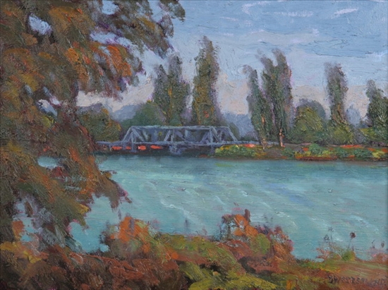 Appraisal: DENNIS WESTERLING American b THE SACRAMENTO RIVER NEAR CORTLAND signed