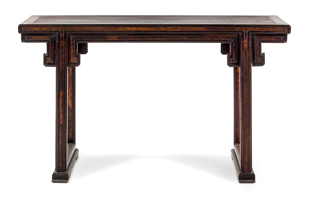 Appraisal: A Chinese Jichimu Altar Table Height x length x width