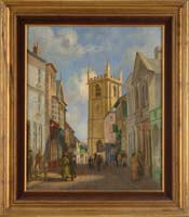 Appraisal: C H BURLEIGH th Early th Century Oil on canvas