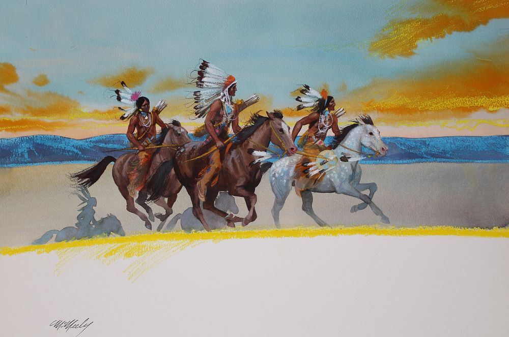 Appraisal: Tom McNeely B Comanche Tom McNeely Canadian B American Indian