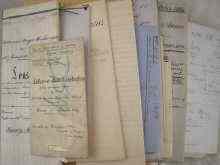 Appraisal: A quantity of legal documents mainly th century some on