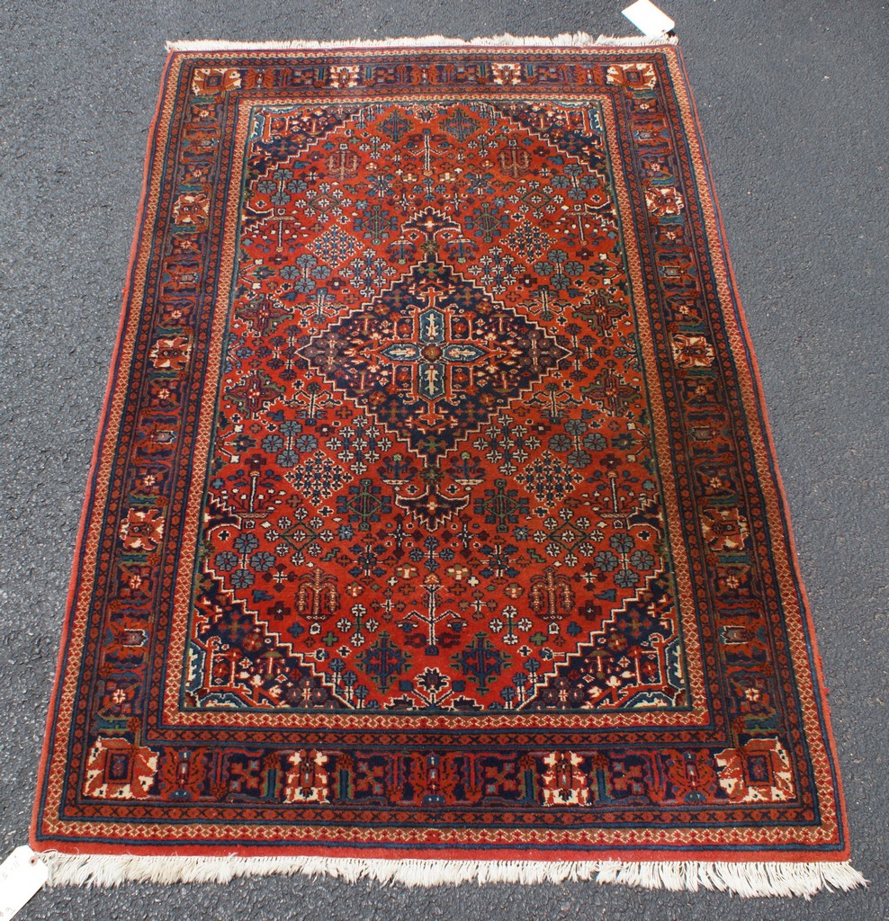 Appraisal: x Bidjar throw rug