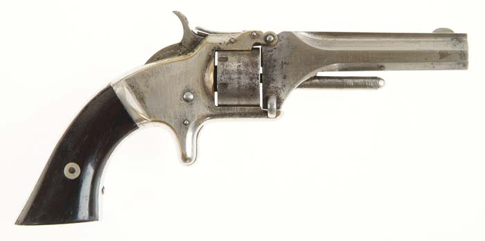 Appraisal: SMITH WESSON MODEL SECOND ISSUE SPUR TRIGGER REVOLVER Cal Short