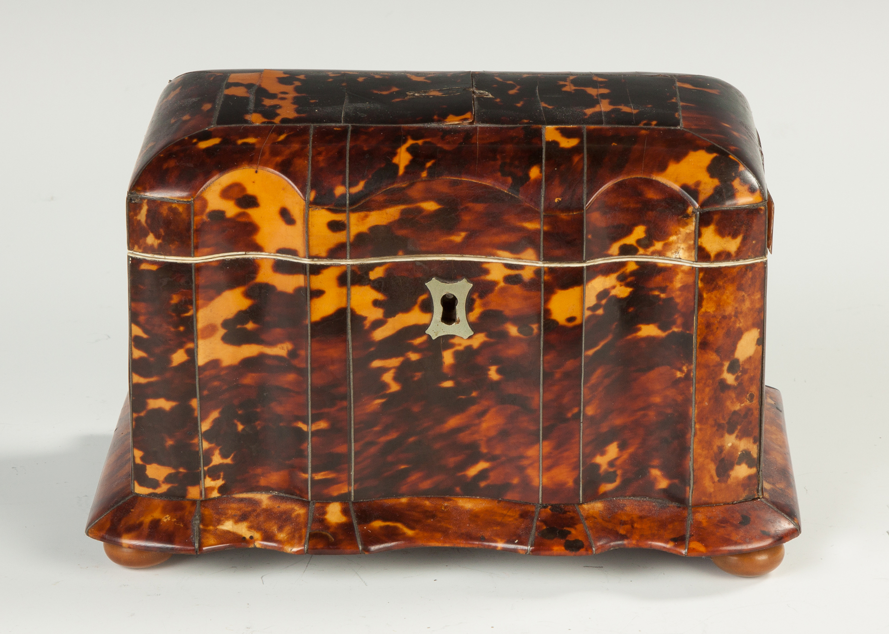 Appraisal: Shell Tea Caddy Early th cent