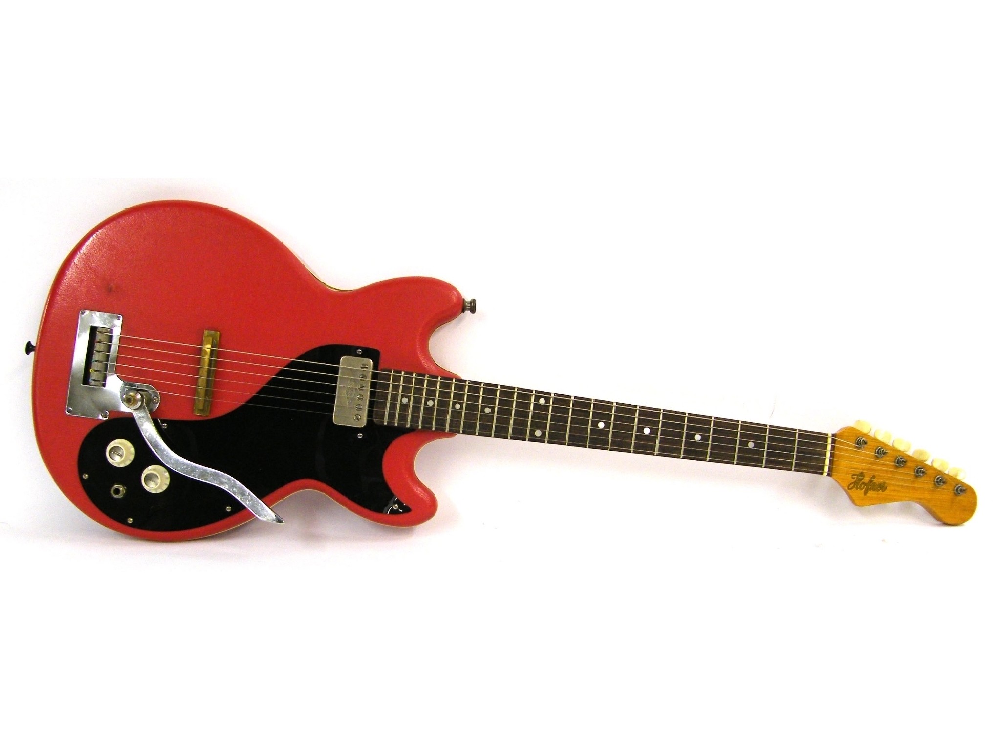 Appraisal: Hofner Colorama electric guitar circa ser no red vinyl finish