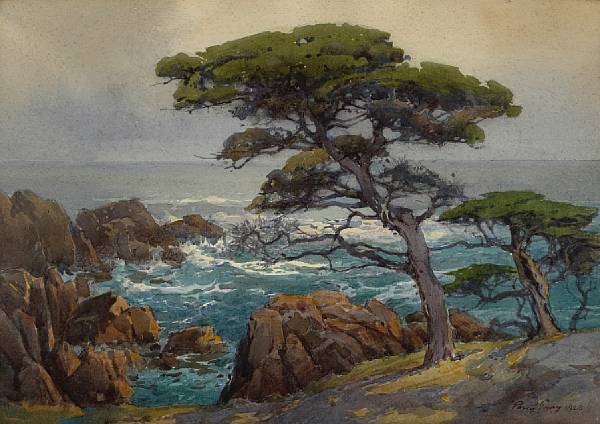 Appraisal: Percy Gray - Seaside Cypress signed and dated 'Percy Gray