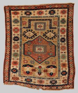 Appraisal: SOUTH CAUCASIAN PRAYER RUG SOUTH CAUCASIAN PRAYER RUG dated AH