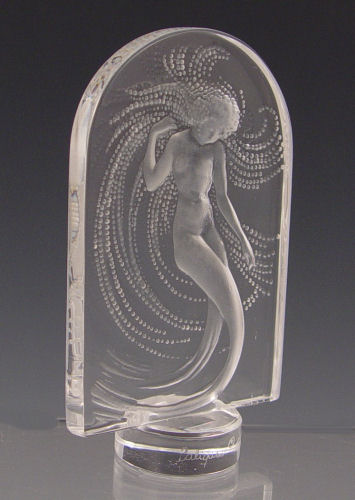 Appraisal: LALIQUE NUDE PAPERWEIGHT Signed Lalique France Measures '' high x