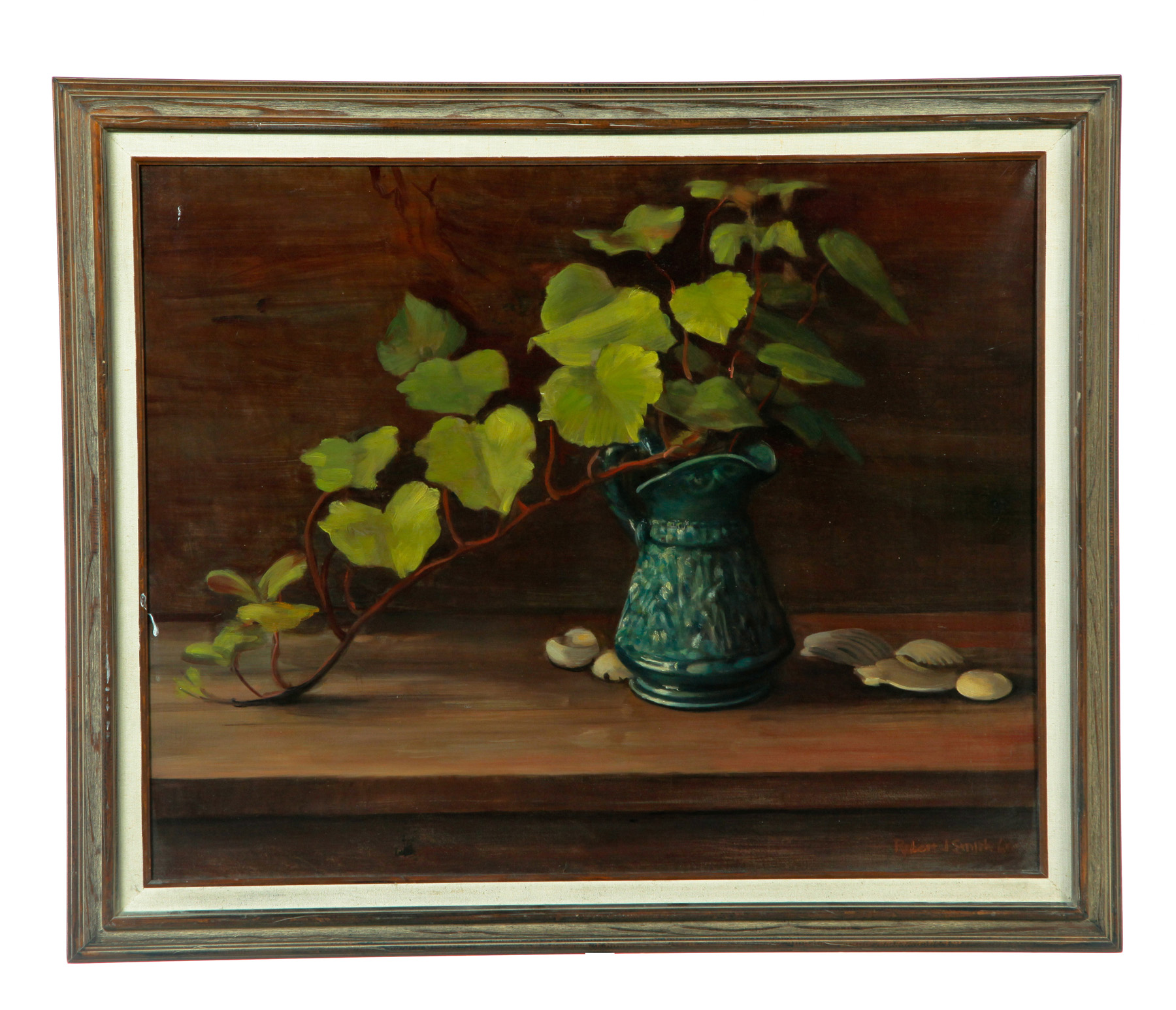 Appraisal: FRAMED STILL LIFE BY ROBERT J SMITH OHIO - Relief