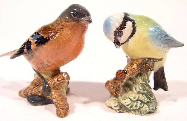 Appraisal: Two Beswick birds - a chaffinch and a bluetit both