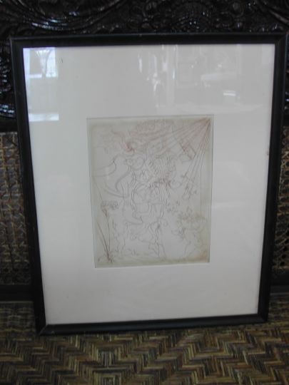 Appraisal: David Sinclair Nixon American New Orleans - Carmen Miranda drypoint