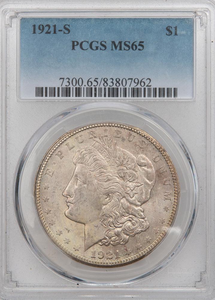 Appraisal: -S MORGAN SILVER DOLLAR PCGS MS A -S San Francisco