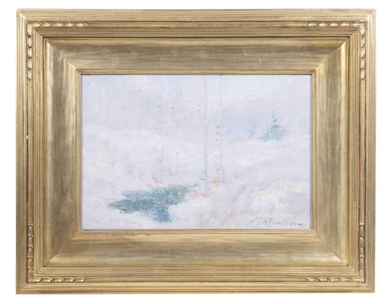 Appraisal: JOHN HENRY TWACHTMAN NY CT MA OH - Winter Pond