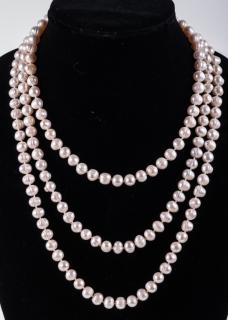 Appraisal: Freshwater Pearl Necklace Rope Length Endless Strand no clasp of