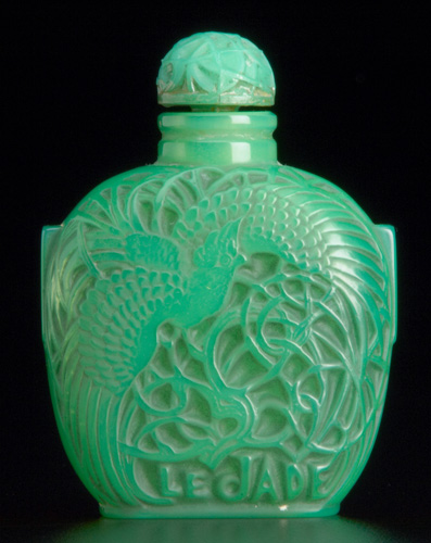 Appraisal: R LALIQUE Perfume bottle Le Jade for Roger et Gallet