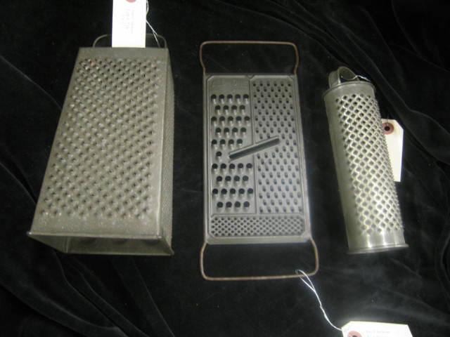 Appraisal: Tinware Graters