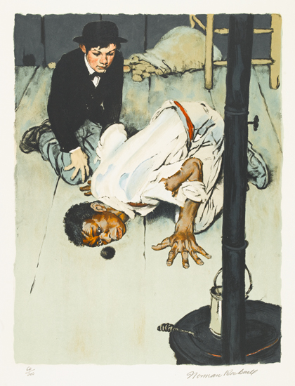 Appraisal: ROCKWELL NORMAN Huckleberry Finn Portfolio with complete text and color